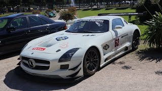 Mercedes SLS AMG GT3 Walkaround in the Park Concours d'Elegance Schwetzingen Racecar Classic Gala