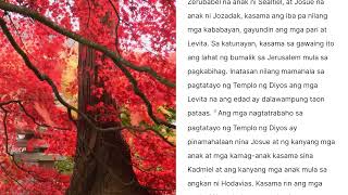 EZRA 3 | Muling Sinimulan ang Pagsamba | Tagalog Audio Bible Reading with Cille