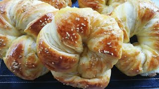 Brioches sfogliato, morbidissimo e facile da preparare👌