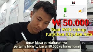 Tutorial - Buat WiFi Hanya pake Foto ID Card Dan ATm | Korea Selatan