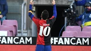 Messi dedicates his goal to Diego Maradona