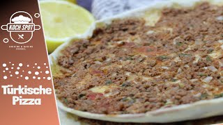 Türkische Pizza - Lahmacun in der Pfanne - Türkische Pizza Rezept