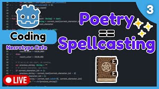 [Godot 4] A Poetry Spell System for Typing Game