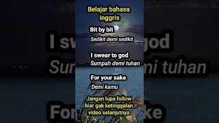 Bahasa Inggrisnya sedikit demi sedikit #bahasainggrisnya #bahasainggris