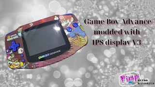 Game Boy Advance with IPS V3 display in action