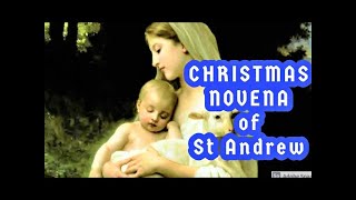 CHRISTMAS NOVENA of St  Andrew 🙏  MIRACLE Prayer to SHARE 🙏   Novena Prayer of Christmas!