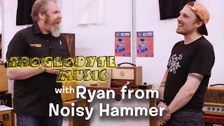 Ryan from Noisy Hammer and Troglodyte at the Guitar Show 2022 - Custom handmade Guitar Cabinets