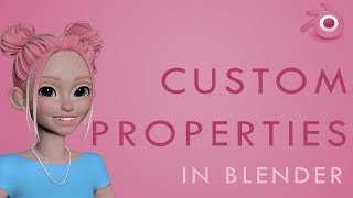 CUSTOM PROPERTIES as Drivers - Blender Tutorial 1/3