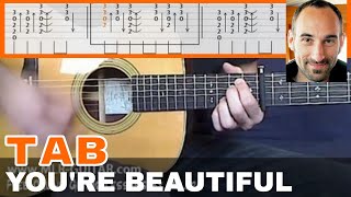 Guitar Cover / Tab "You're Beautiful" by MLR-Guitar