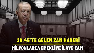 20.45’te Gelen Yeni Zam Haberi Emeklileri Sevindirdi! Refah Payına Ek Yüzde 25 Zam Onaylandı