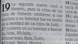 Josué 19-20 (Territorios de las demás tribus) y Juan 20 (La resurrección) RVR1960