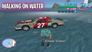 Walking On Water In GTA Vice City | GTA Vice City Walking On Water 2023 | SHAKEEL GTA