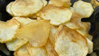 CRISPY POTATO CHIPS AT HOME| आलू के चिप्स CHIPS RECIPE