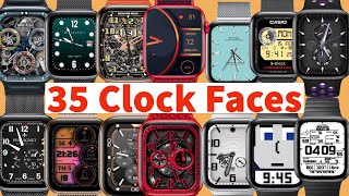 Top 35 Clock Faces For Apple Watch Beautiful | Clockology #1