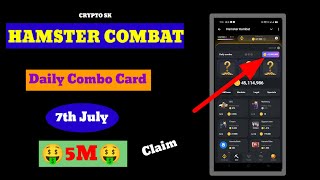 Today Hamster Combat Combo Card Claim 5m Tokan \\ How To Complete Task by cryptosk