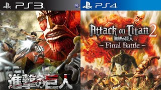 Attack on Titan PlayStation Evolution (2016-2019)