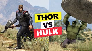 GTA 5 | Thor Vs Hulk