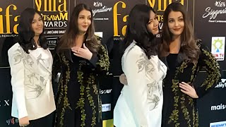 Aishwarya Rai Stuns In A Black Cape Gown, Lovingly Does Her Daughter, Aaradhya's Makeup For IIFA