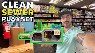 TOY HUNTING at Target, Walmart & Undiscovered Realm! I FOUND a CLEAN VINTAGE TMNT SEWER PLAYSET!