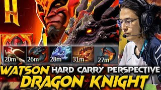 7.37D - Watson Dragon Knight Hard Carry - Dota 2 Pro Full Gameplay #watson #dragonknight