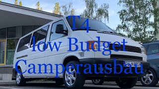 T4 low Budget Camper (Ikea goes Camping)