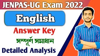 JENPAS UG 2022 ENGLISH Answer Key | Detailed Analysis with Solutions