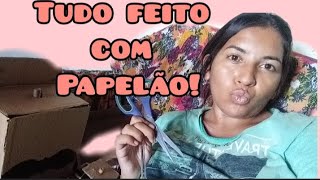 CONSTRUINDO O KIT HIGIENE DO BEBÊ MANUALMENTE COM PAPELÃO