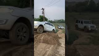 fortuner #legender vs endavour vs  jeep wrangler. offroading capabilities