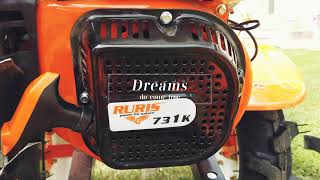 Ruris 731K moto tiller presentation trailer