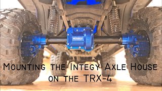 Mounting the Integy Rear Axle House on the TRX-4