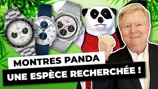 LA FOLIE DES MONTRES PANDAS ! Un look de chronographe rendu célèbre par la Rolex de Paul Newman.