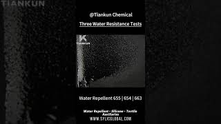 Testing for Three Water Repellent Agents