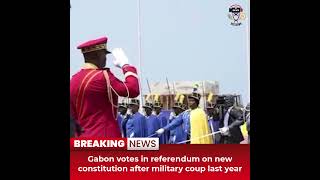 Desitdown News (Gabon votes in referendum on new constitution after military coup) #desitdown #news