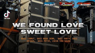 DJ NULUP NULUP PARTY WE FOUND X SWEET LOVE || MRMT  PROJECT GILANG AUDIO