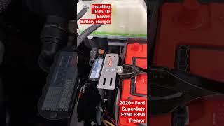 Installing REDARC DC to DC Battery charger 2020+ Ford Superduty F250 F350 Tremor for DIYer