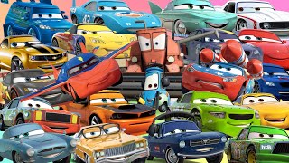 Looking For Disney Pixar Cars 3 Lightning Mcqueen, Doc Hudson, Bobby Swift, Rip Clutchgoneski, Meter