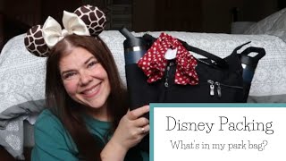 Disney 2021 Packing - What's in my park bag?