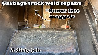 Garbage truck weld repair special