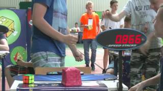 Piotr Tokarski - 0.86 2x2 PB single!! - Byczy Cube Race 2017 - 24.06.17.