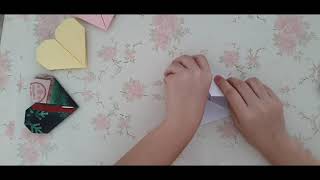 Paper origami easy How to make paper heart