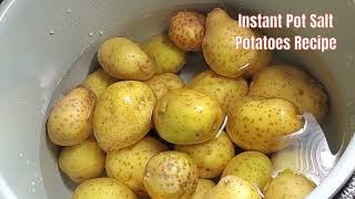 Instant Pot Salt Potatoes Recipe