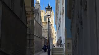 Alley Between Senate House & Gonville & Caius College at the University of Cambridge #travel #uk