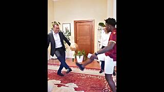 IShowSpeed got a gift from the mayor of Bulgaria and he showed his football skills #ishowspeed