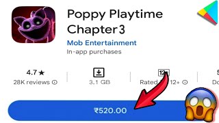 Poppy Playtime Chapter 3 - Officially Out Now On Play Store | Poppy Playtime Chapter 3 Mobile