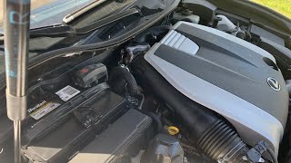 Replacing A bad battery 🪫 on **Lexus GS 350** In 5 minutes!!! 🏁