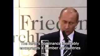 Putin's landmark speech at the Munich Security Conference (1/4)