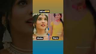 Akshu bs naira ❣️❣️|| haldi program reels 💛💛||