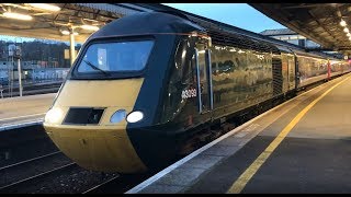 (HD) GWR Class 43093 OOC Livery and 43094 Departing Exeter St Davids 16.02.18