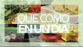 Qué como en un día (vegetariano) -5- FUERA DE CASA | Flor Tedesco