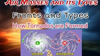 air masses and fronts| how tornadoes are formed| cyclones and anticyclones| how cyclones are formed